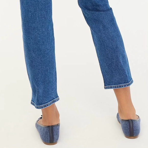 👖 J. Crew, Marina Wash Button-Through Essential Straight All-Day Stretch Jean - Picture 7 of 16